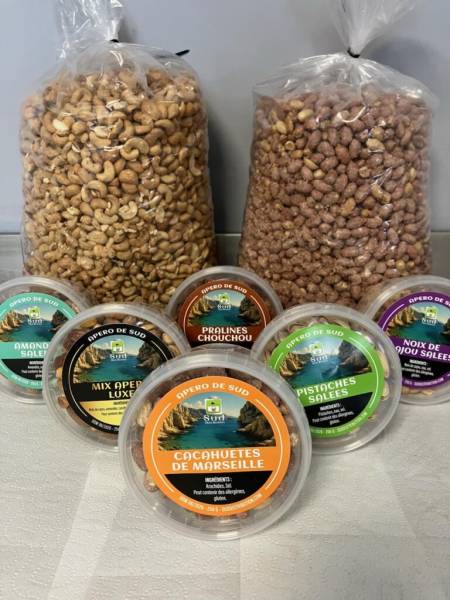 fruits secs boites à partager pour professionnels
